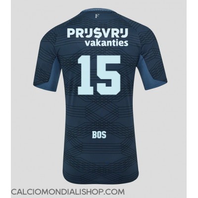 Maglie da calcio Feyenoord Jordan Bos #15 Seconda Maglia 2025-26 Manica Corta Maglie da calcio Feyenoord Jordan Bos #15 Seconda Maglia 2025-26 Manica Corta